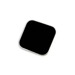 Marlù Piastrina quadrata smalto nero changy