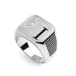 Marlù Piastrina quadrata con lettera changy