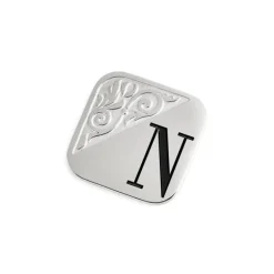 Marlù Piastrina quadrata con lettera changy