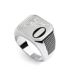 Marlù Piastrina quadrata con lettera changy