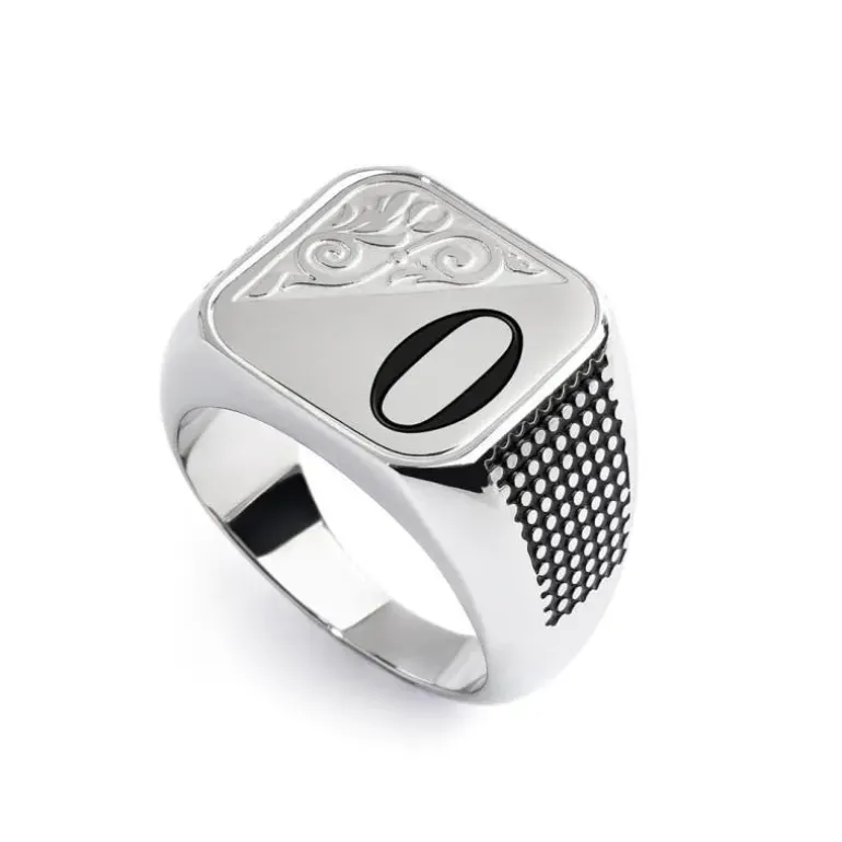 Marlù Piastrina quadrata con lettera changy