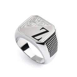 Marlù Piastrina quadrata con lettera changy