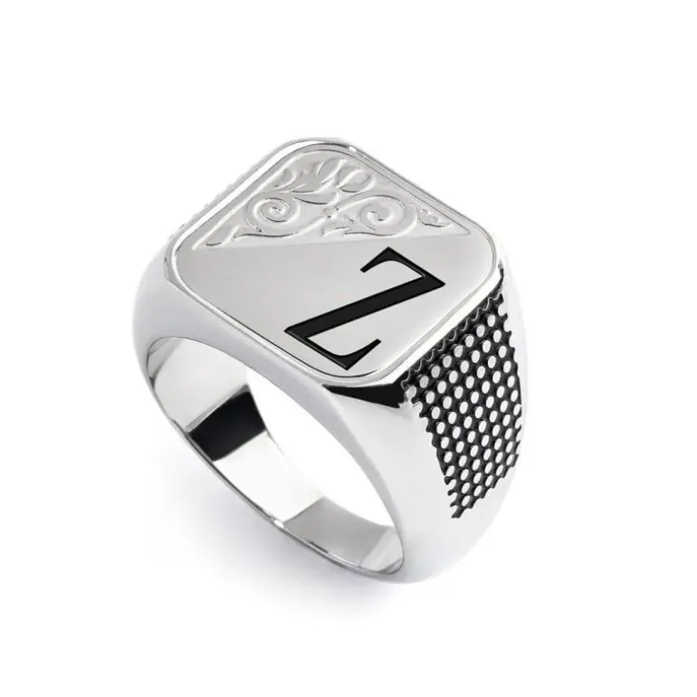 Marlù Piastrina quadrata con lettera changy