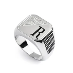 Marlù Piastrina quadrata con lettera changy