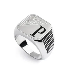 Marlù Piastrina quadrata con lettera changy