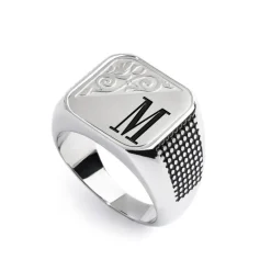 Marlù Piastrina quadrata con lettera changy