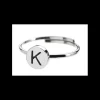 Marlù Anello con lettera K smaltata