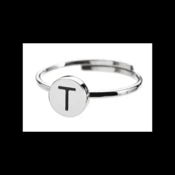 Marlù Anello con lettera T smaltata
