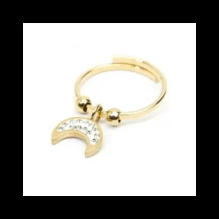 Marlù ANELLO LUNA STRASS ORO