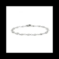 Marlù- BRACCIALE ACCIAIO CATENA CUORI