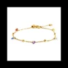 Marlù BRACCIALE ORO CON CRISTALLI COLORATI E SFERE