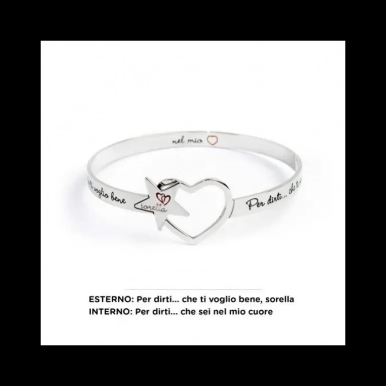 Marlù BRACCIALE RIGIDO STELLA ACCIAIO