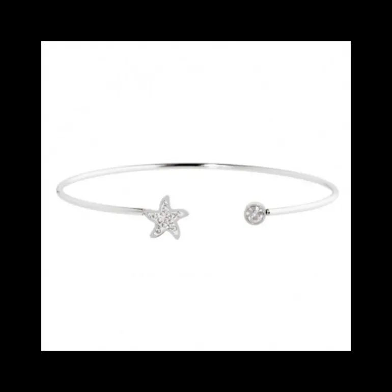 Marlù BRACCIALE RIGIDO STELLA MARINA CON STRAS