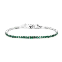 Marlù Bracciale tennis 2,5mm con zircone centrale