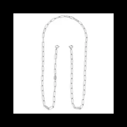 Marlù CATENA PORTA OCCHIALI CATENA A MAGLIA LARGA ACCIAIO