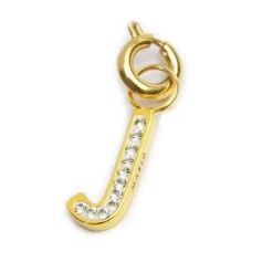 Marlù CIONDOLO lettera J con cristalli