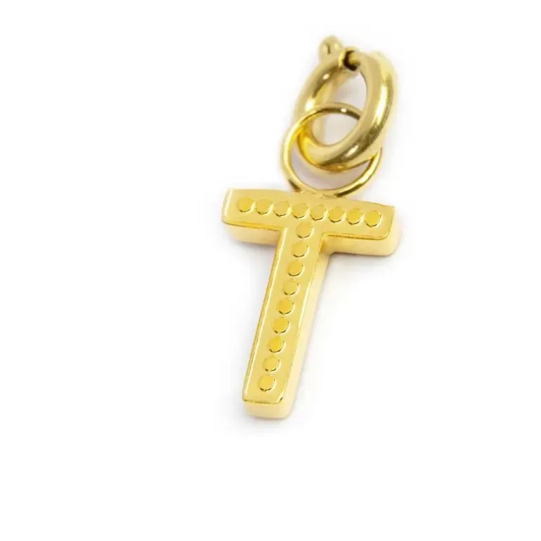 Marlù CIONDOLO lettera T con cristalli