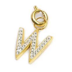 Marlù CIONDOLO lettera W con cristalli