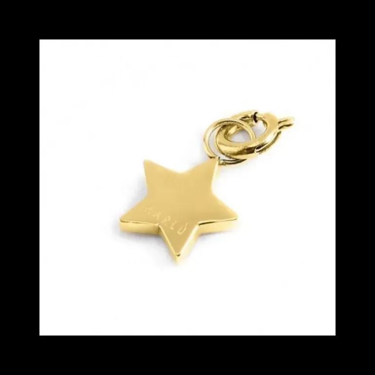 Marlù CIONDOLO ORO PVD STRASS BIANCHI STELLA