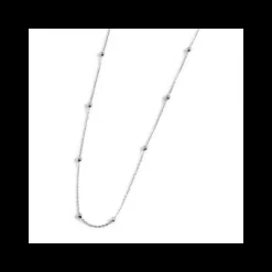 Marlù Collana Acciaio 44Cm Con Sfere