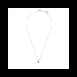 Marlù COLLANA ACCIAIO CON SOLITARIO 6 MM