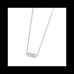 Marlù COLLANA INFINITO ACCIAIO CON STRASS