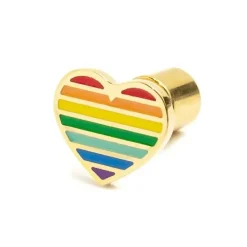 Marlù MONO ORECCHINO CUORE ARCOBALENO PVD ORO