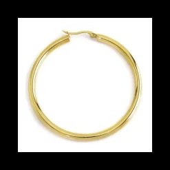 Marlù MONO ORECCHINO PVD ORO CERCHIO DIAMETRO 6,1CM