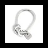 MARLU’ - PORTACHIAVI A GOCCIA CON ANELLI ACCIAIO