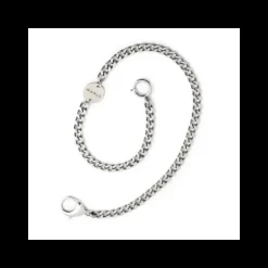 MARLU’ - PORTACHIAVI CON CATENA GRUMETTA ACCIAIO