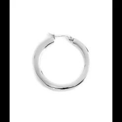 Marlu MONO ORECCHINO ACCIAIO CERCHIO DIAMETRO 4CM