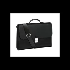 MontBlanc - Borsa con tracolla in pelle nera