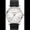 MONTBLANC - OROLOGIO BLACK ALLIGATOR LEATHER BAND AUTOMATIC WATCH