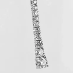 Namuri - Pendente Degradè In Oro Bianco 18K E Diamanti