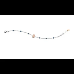 Nanan Bracciale Argento - Palline Azzurro
