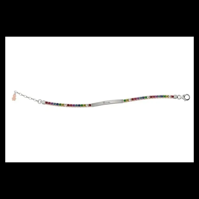 Nanàn Bracciale Tennis Bimbo Multicolor