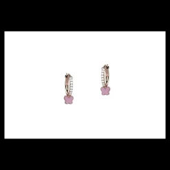 Nanàn Orecchini Cerchio In Zirconi