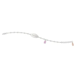 Nanàn Bracciale argento personalizzabile bimbo charm orso