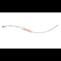 Nanàn Bracciale in argento con targhetta personalizzabile