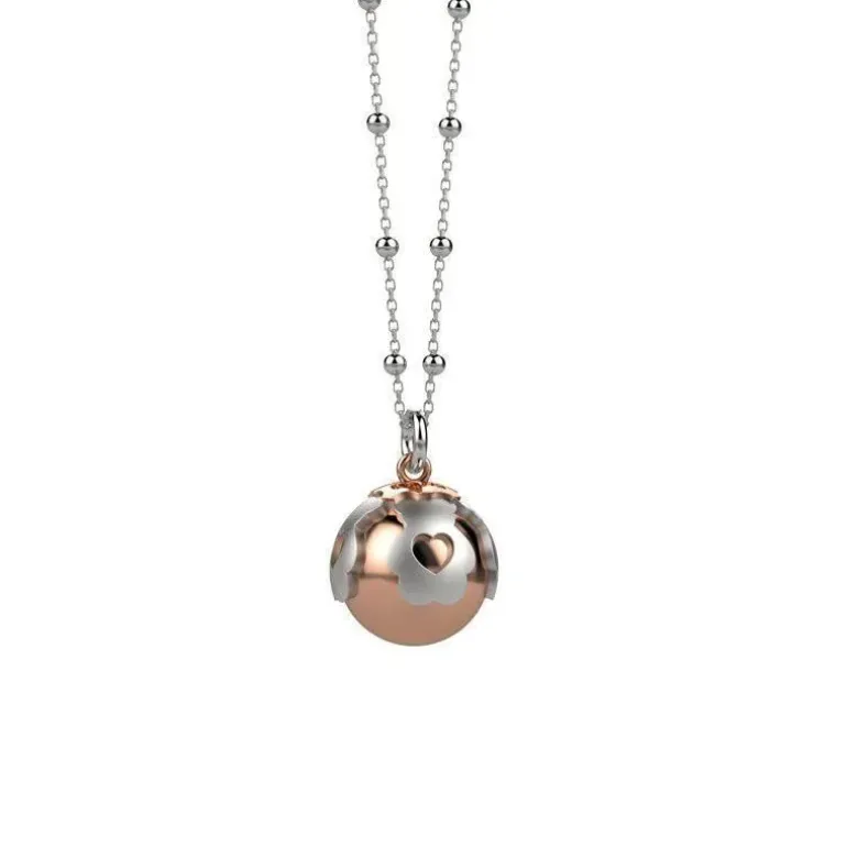 Nanàn Collana con Pendente con sfera rose gold