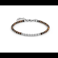 NOMINATION - BRACCIALE INSTINCTSTYLE CON PIETRE COLORATE MARRONE