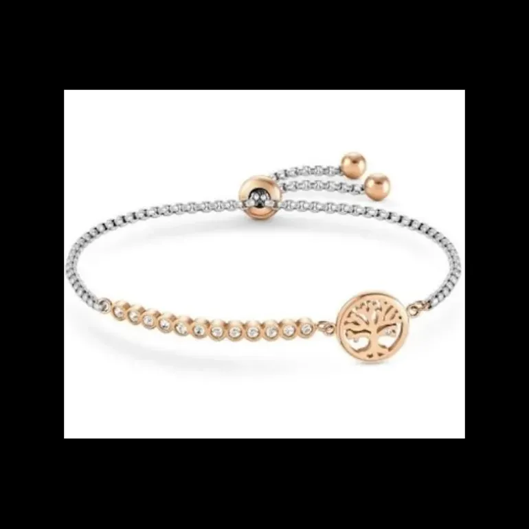 NOMINATION - BRACCIALE MILLELUCI ALBERO DELLA VITA CON ZIRCONI
