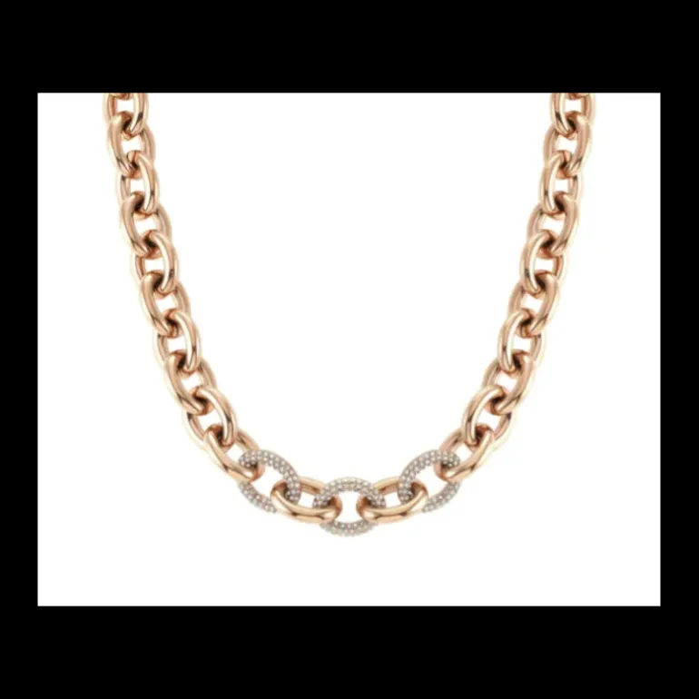 NOMINATION - COLLANA AFFINITY A CATENA CON CRISTALLI