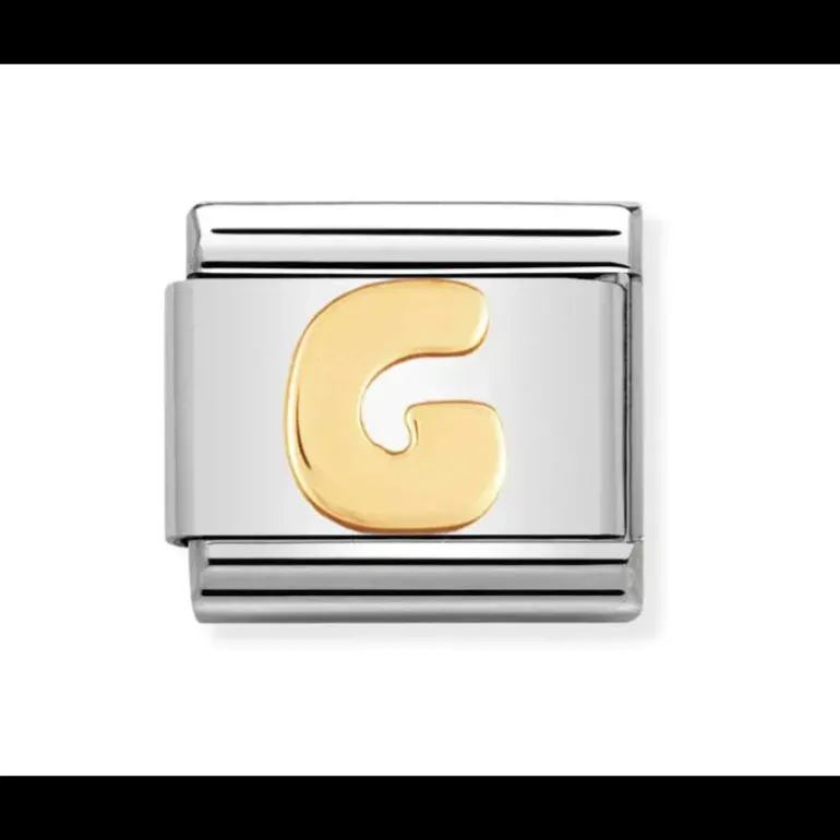 NOMINATION - LINK COMPOSABLE CLASSIC LETTERA G