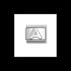 NOMINATION - LINK COMPOSABLE CLASSIC LETTERA A IN ARGENTO