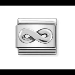 NOMINATION - LINK COMPOSABLE CLASSIC INFINITO IN ARGENTO