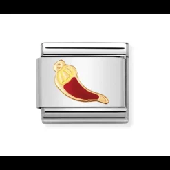 NOMINATION - LINK COMPOSABLE CLASSIC CORNO ROSSO