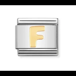 NOMINATION - LINK COMPOSABLE CLASSIC LETTERA F