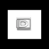 NOMINATION - LINK COMPOSABLE CLASSIC LETTERA D IN ARGENTO