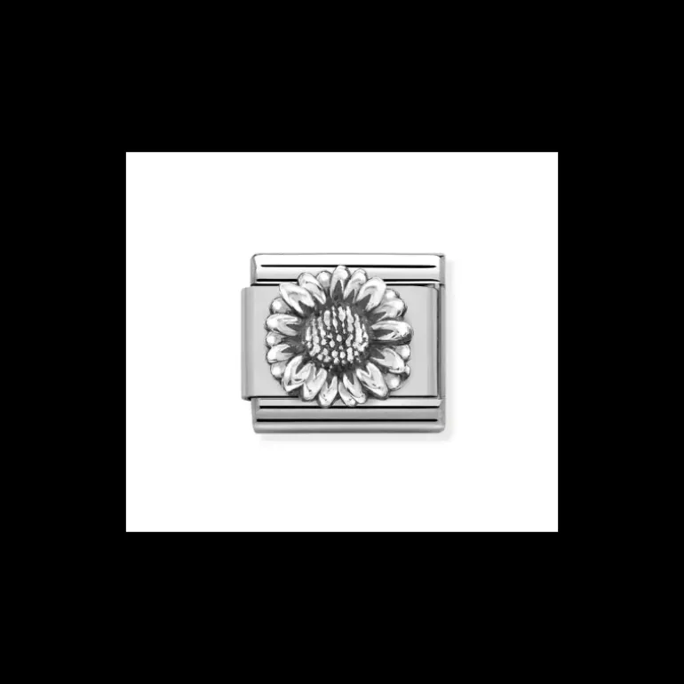 NOMINATION - LINK COMPOSABLE CLASSIC GIRASOLE IN ARGENTO